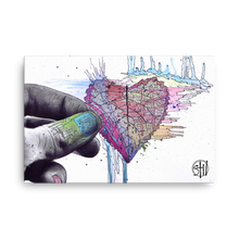 Load image into Gallery viewer, Show The World Your Heart - Canvas Print