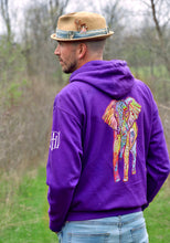 Load image into Gallery viewer, Unisex Hoodie - Elephant Light Warrior
