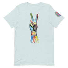 Load image into Gallery viewer, Unisex t-shirt - Bleeding Peace
