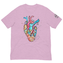 Load image into Gallery viewer, Unisex t-shirt - Anatomical Heart
