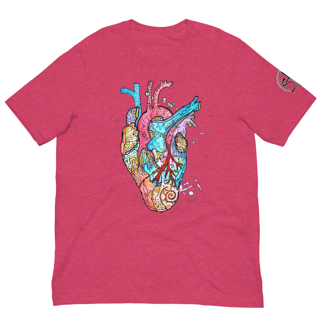 Unisex t-shirt - Anatomical Heart